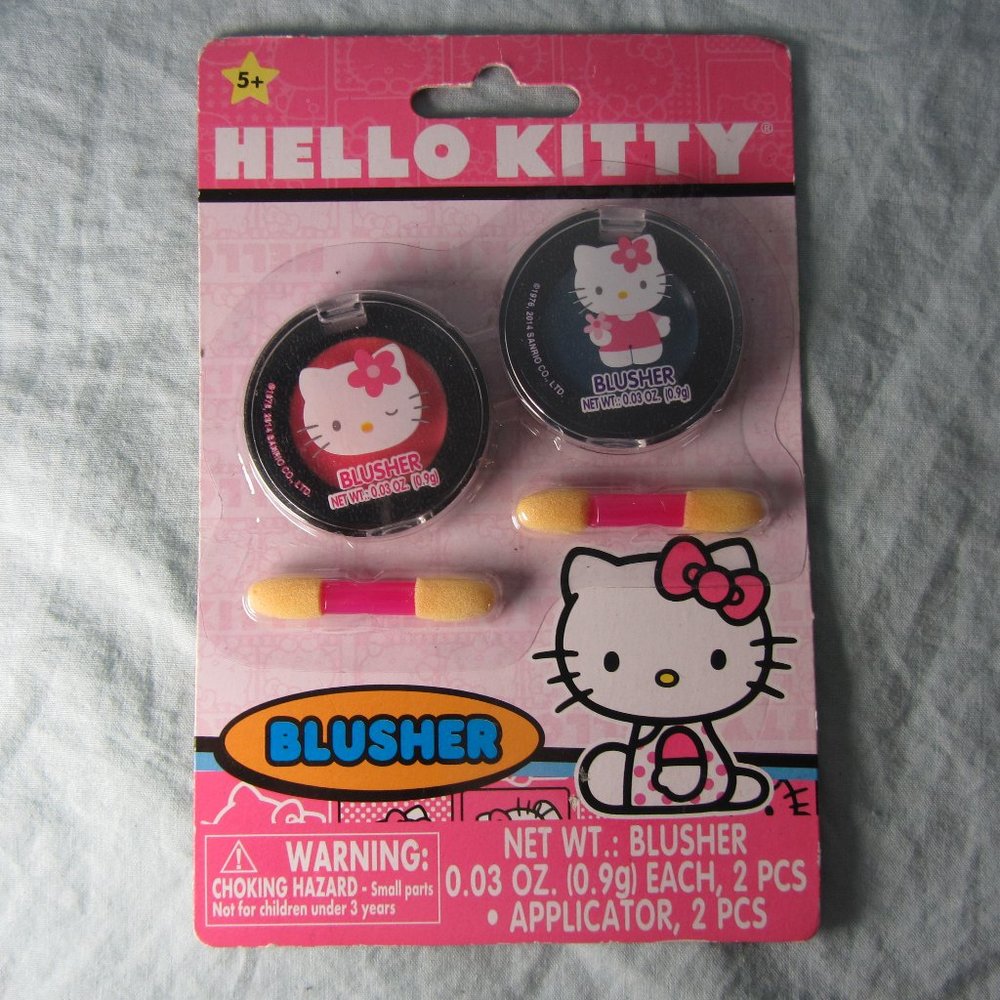 Buy2Get1 - sanrio hello kitty blusher NIP 2014 (w1892)